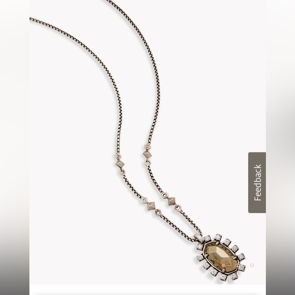 Brett Pendant Necklace in Pyrite Kendra Scott